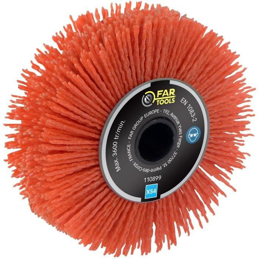 Fartools precision brush with abrasive nylon Ø120mm/l20mm