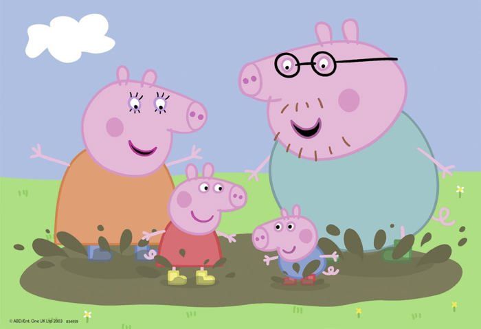 PEPPA PIG Puzzle Family Life 2x24 pcs