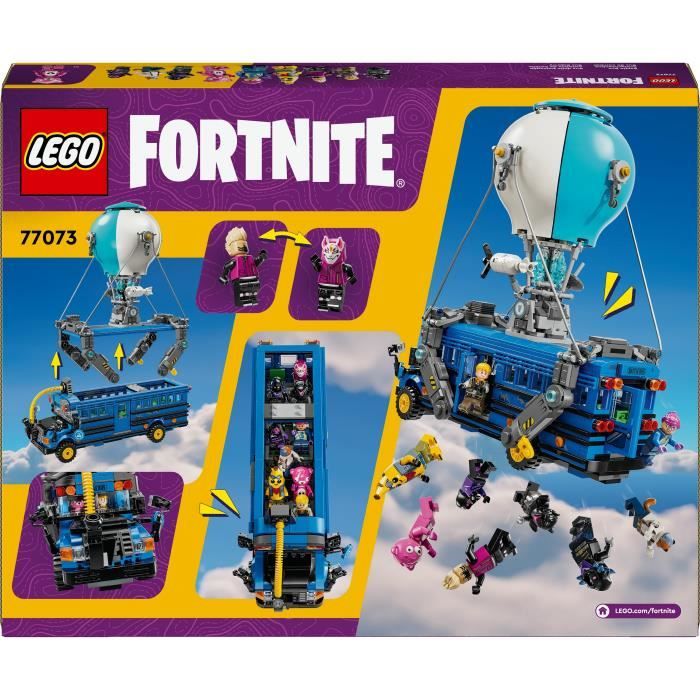 LEGO Fortnite 77073 Battle Bus  Collectors Building Set Inspired by the Video Game