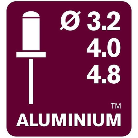 Riveting pliers - RAPID - RP100 MULTI - Aluminum and stainless steel - Blister pack