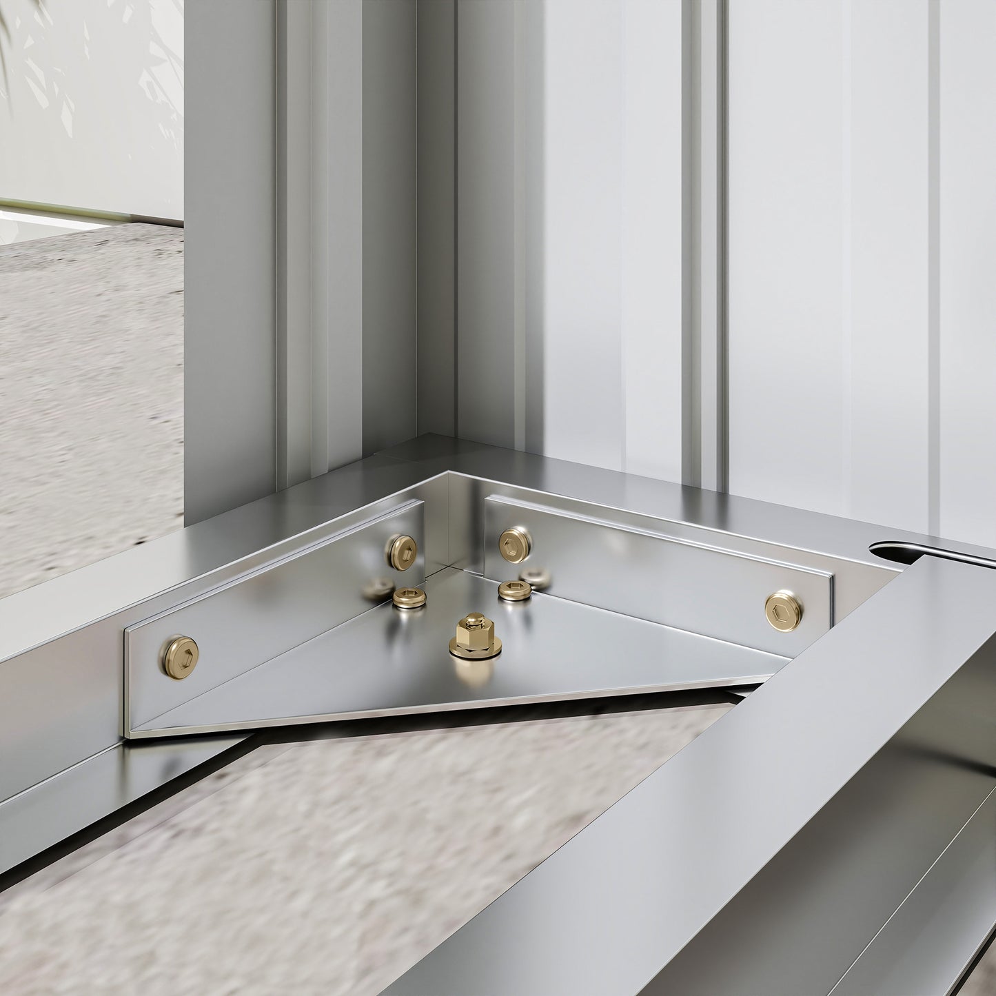 Outsunny Brennholzschuppen, Feuerholzunterstand, Stahl, erhöhter Boden, Schrägdach, 150 x 66,5 x 150 cm, Dunkelgrau