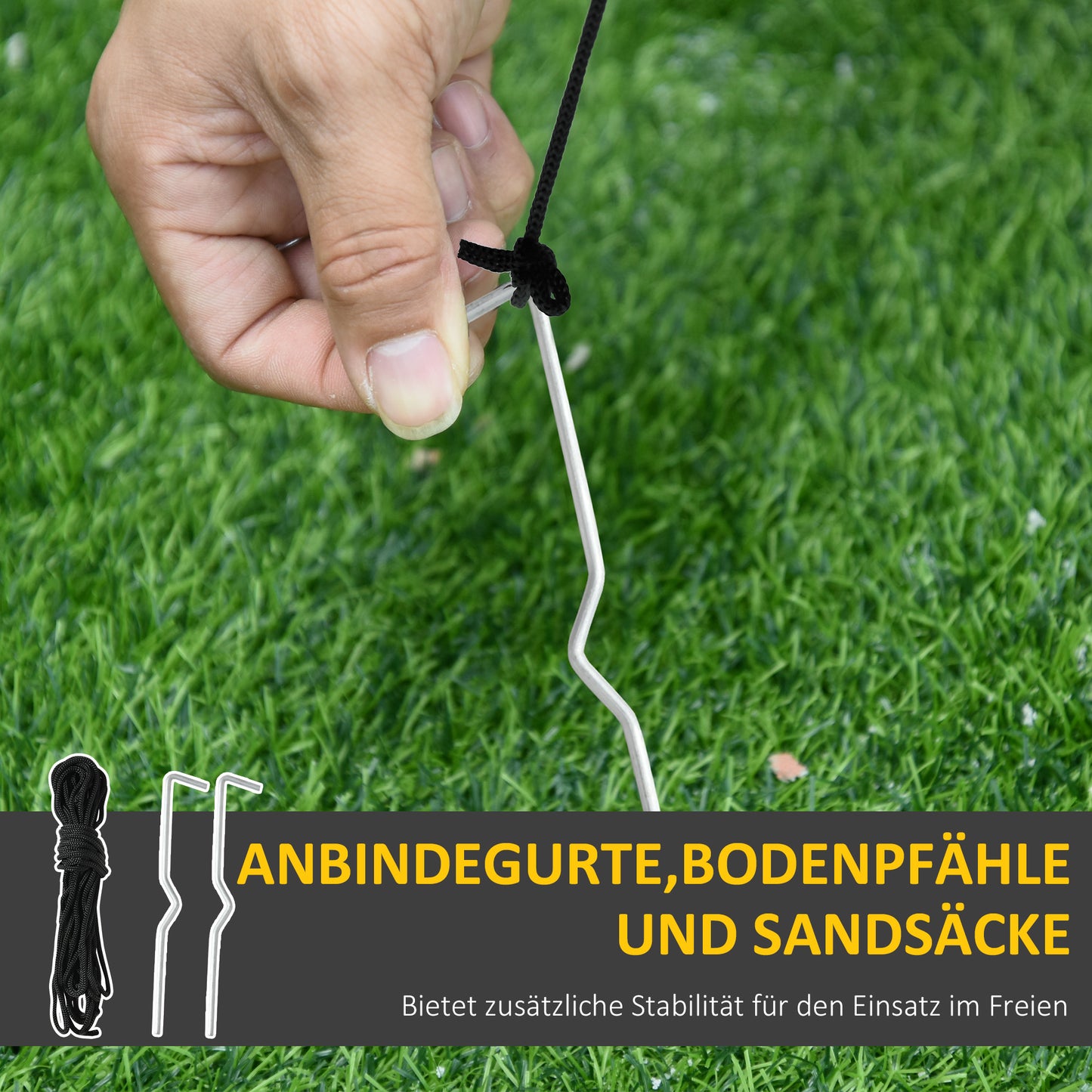 HOMCOM Weihnachtsdeko Aufblasbarer Weihnachtsmann Outdoor-Weihnachtsdekoration, inkl. Gebläse, 1,2 m, Rot + Weiß