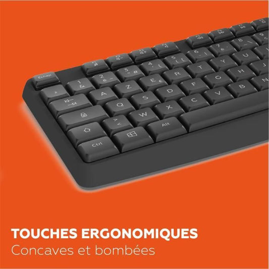 Wireless keyboard - MOBILITY LAB - Deluxe - AZERTY - Black