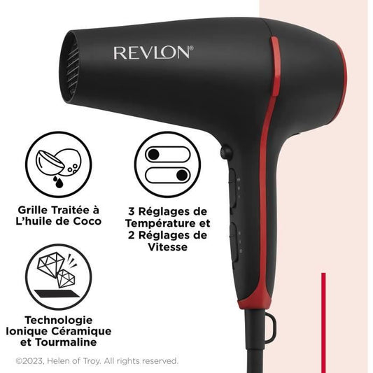 Smooths Smoothstay Revlon RVDR5317 - Infused with coconut oil + volummer diffuser