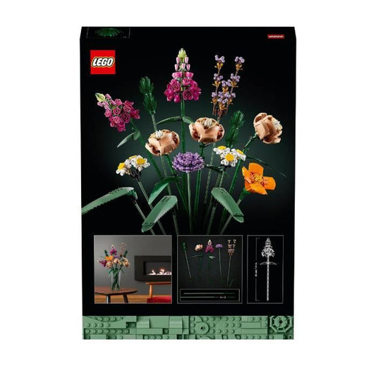 LEGO Creator Expert 10280 Flower Bouquet, Artificial Flowers, DIY Flower Decorating Kit, Adult Set