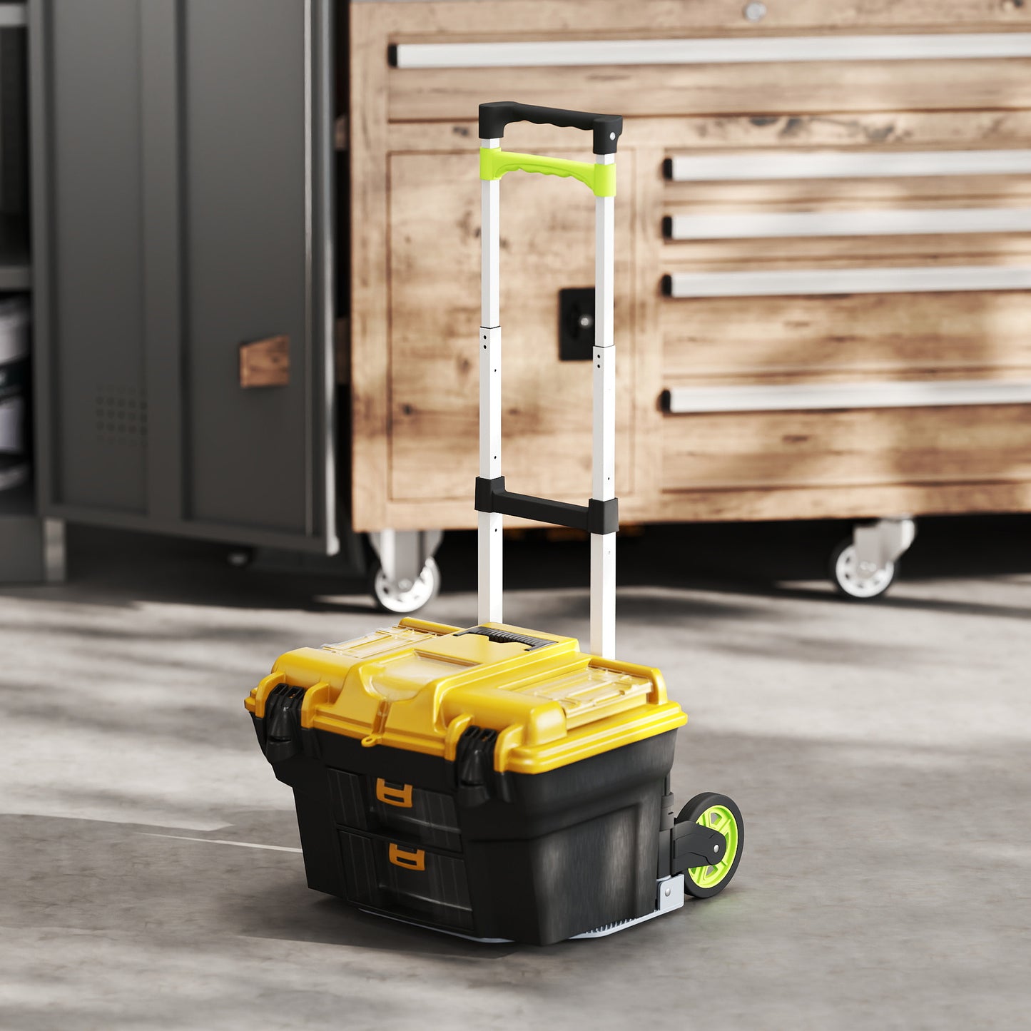 HOMCOM Sackkarre klappbar Aluminium Transportkarre mit Teleskopgriff Höhenverstellbar 100 cm