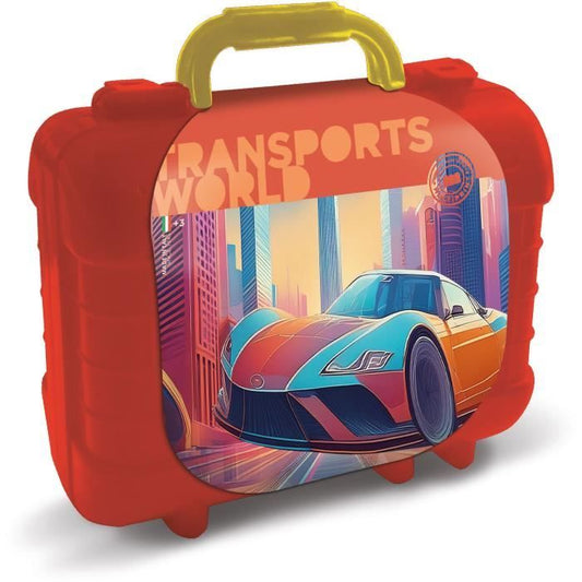 Travel Set - MULTIPRINT - 42930 - 5 Transport stamps, 10 pencils