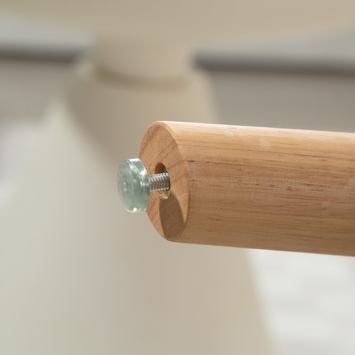 HOMCOM Akzentstuhl, Polstersessel mit Plüschbezug, Schaumstoffkissen, Ohrensessel, Beige