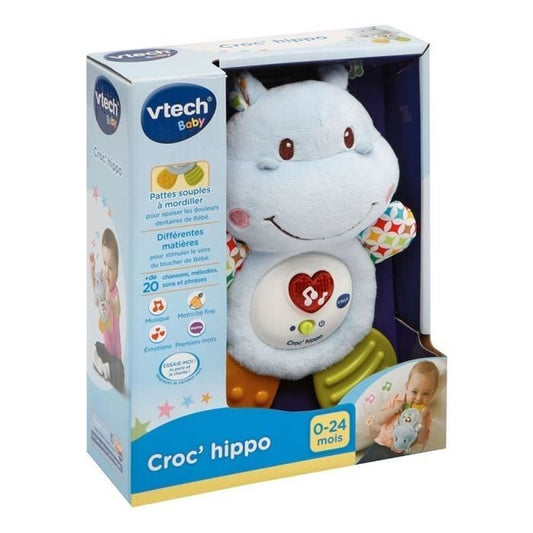 VTECH BABY - Rattle Croc'Hippo - Textured Plush