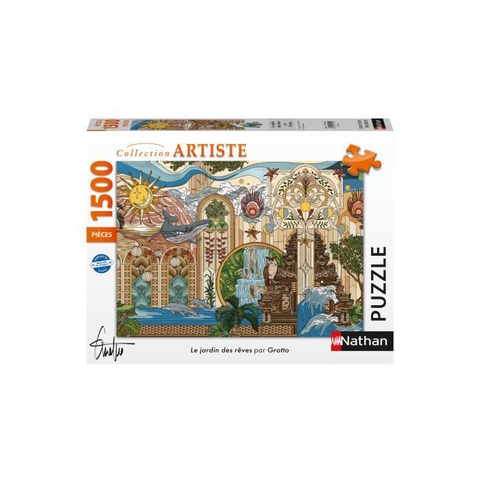 1500-piece puzzle The Garden of Dreams, from 14 years old, Premium quality puzzle, Artist Collection, 12001612, Nathan