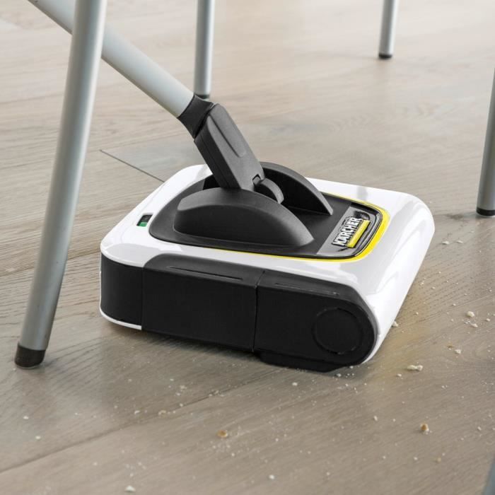 NEW KARCHER KB 5 - Cordless electric broom - 30 min battery life on hard floors (20 min on carpet) - Compact and lightweight 1.2 kg