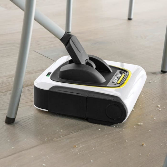 NEW KARCHER KB 5 - Cordless electric broom - 30 min battery life on hard floors (20 min on carpet) - Compact and lightweight 1.2 kg