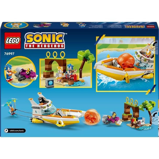 LEGO Sonic the Hedgehog 76997 Tails' Adventure Boat Interactive Toy