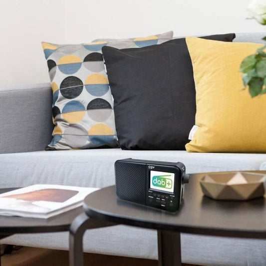 Portable DAB+ and FM radio - CGV - DR7+ - 2.4 TFT color screen - Headphone jack - Eco-consumption