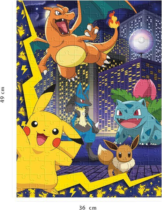Nathan-POKEMON-150 piece puzzle - Pokémon Town-4005556861897-Ages 7 and up