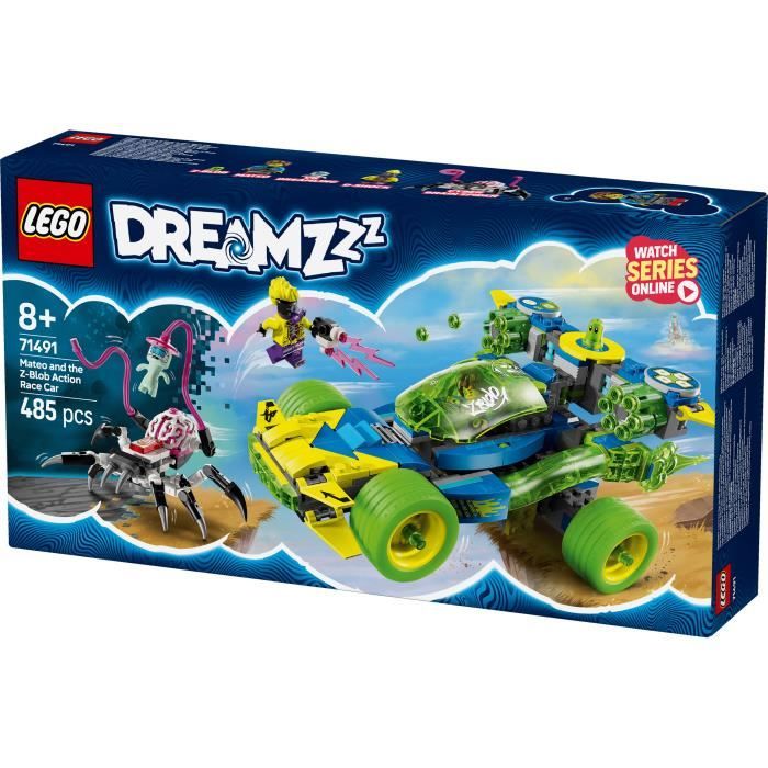 LEGO DREAMZzz 71491 Mateo and the Z-Blob Race Car - 3-in-1 Building Toy
