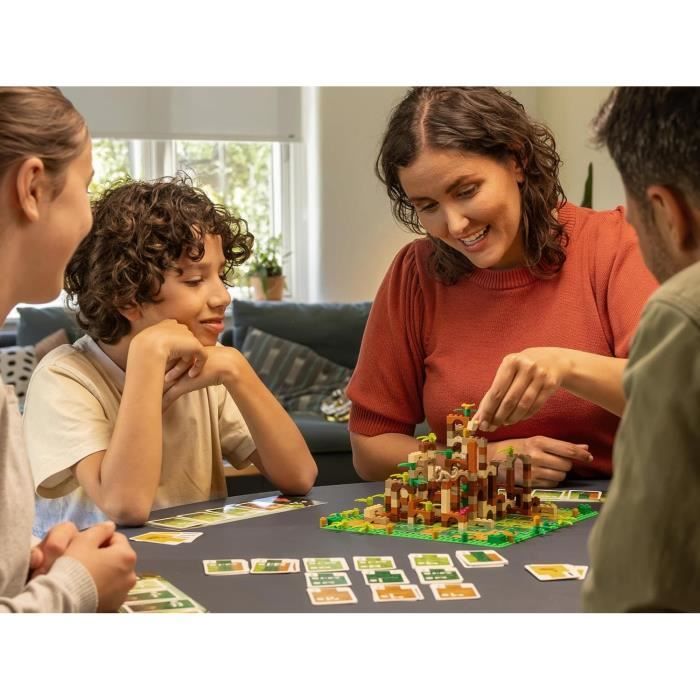 Lego Monkey Palace - Asmodee - Build Your Way to Victory Brick by Brick! - Ages 10+ - 2 to 4 Players - 45 min