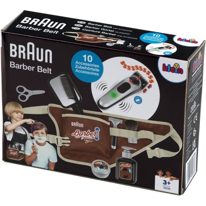Barber Belt - KLEIN - 5838 - With electronic clipper and accessories - From 3 years old