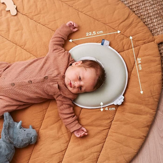 Baby headrest - BABYMOOV - Cosyhead - Baby morphology - Oeko-Tex certified organic cotton - Fresh Sage Green
