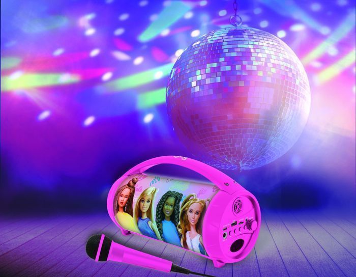 Barbie Wireless Bluetooth Speaker with Light and Microphone