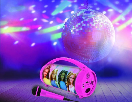 Barbie Wireless Bluetooth Speaker with Light and Microphone