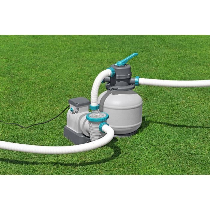 Sand filter / filtration pump for swimming pools up to 54 m3 - Bestway - 8,327 L/h - With pre-filter