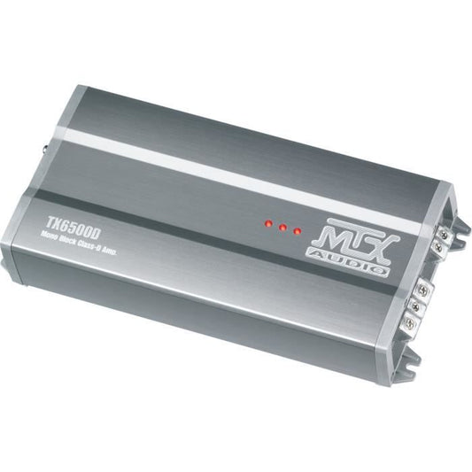 MTX TX6500D 12V Amplifier Mono Class-D 1x500W RMS Aluminum Block