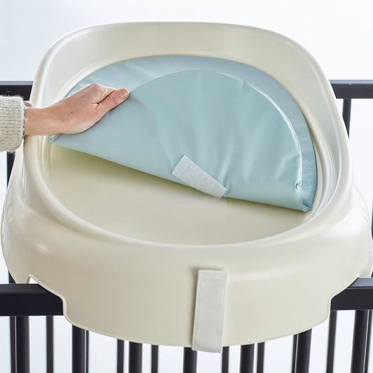 THERMOBABY changing pad - 76x45 cm - VASCO - lily of the valley white