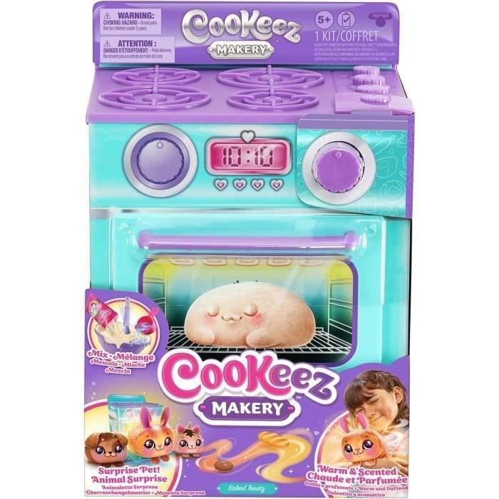 Blue Pastry Factory - MOOSE TOYS - COOKEEZ MAKERY - Interactive oven, scented plush and accessories