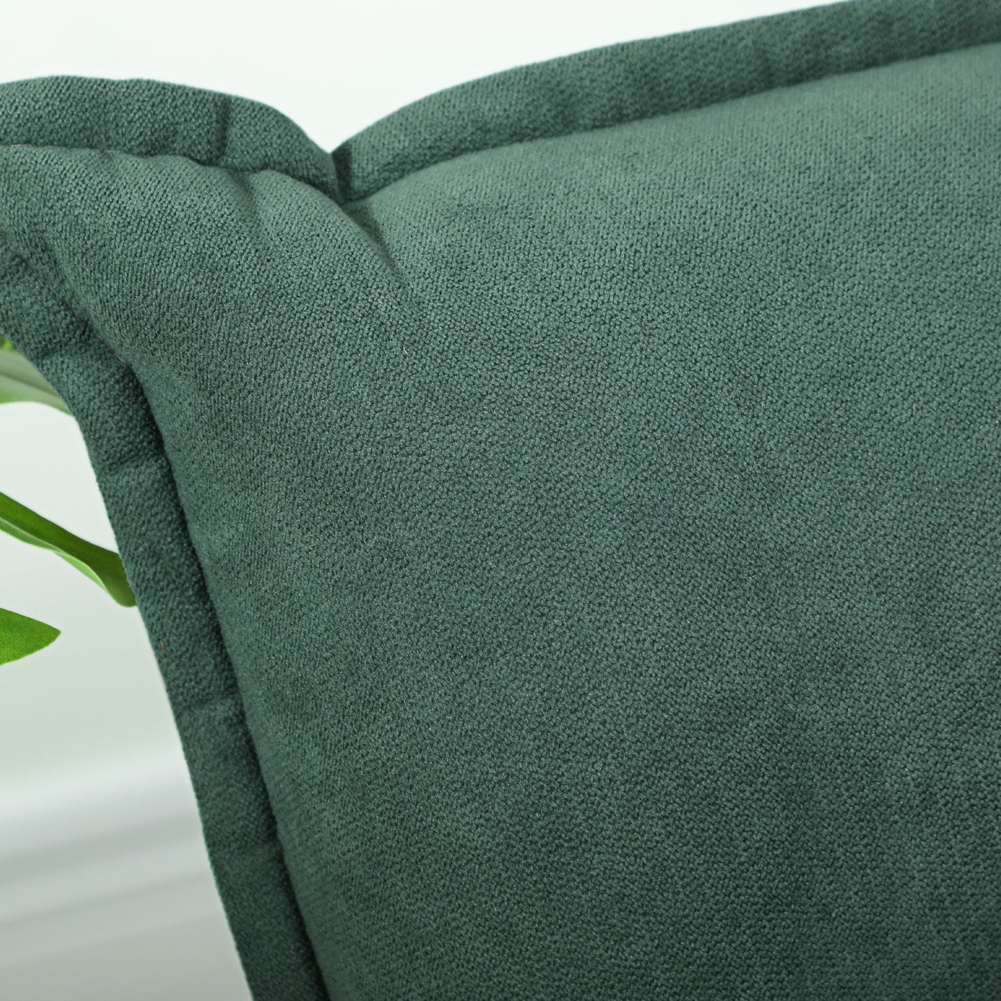 HOMCOM Bodensessel mit 5-fach verstellbarer Rückenlehne, drehbar, moderner Polsterstuhl, Grün