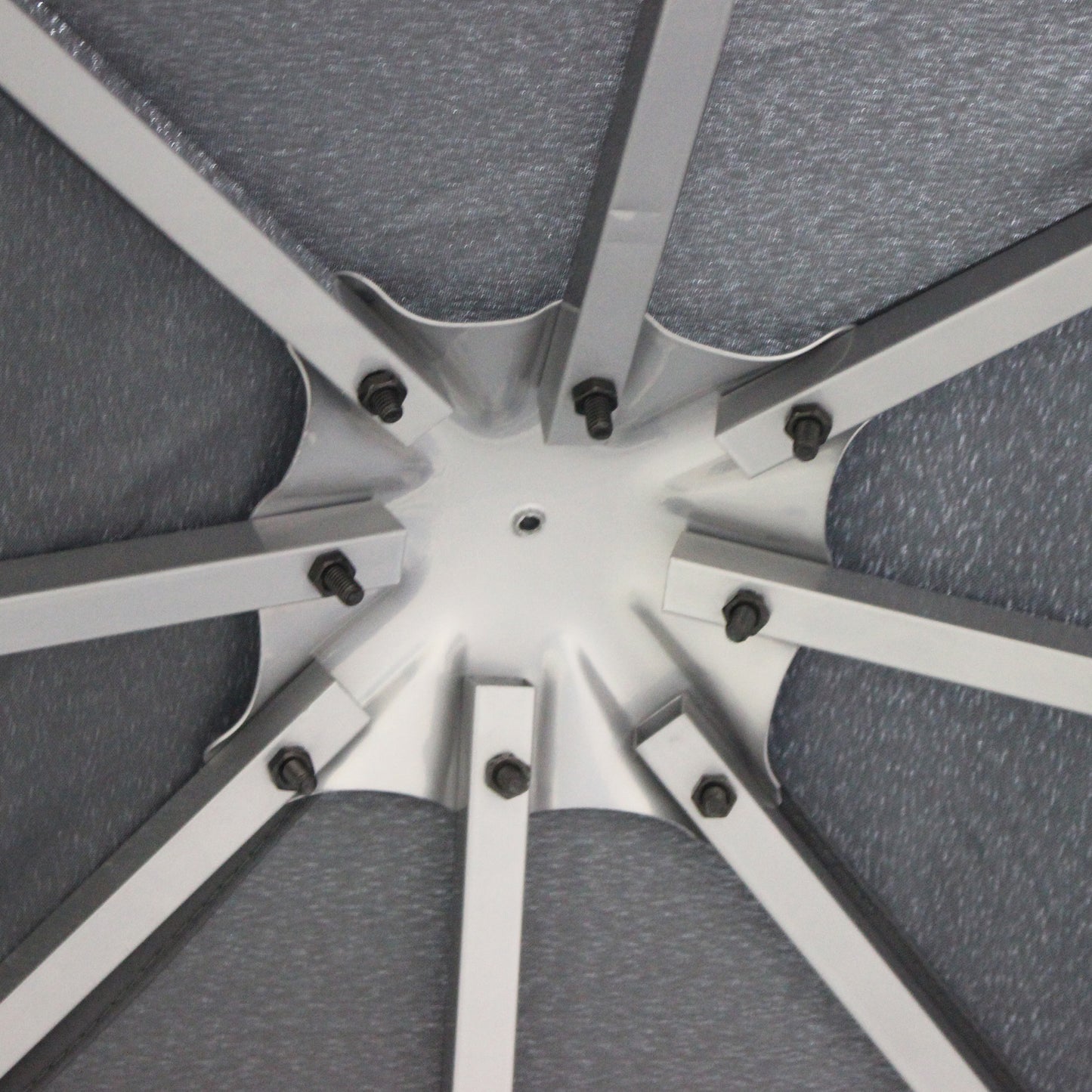 Outsunny Gartenpavillon 2,95 x 2,95 m Pavillon Gartenzelt Festzelt Partyzelt Stahl Polyester Grau