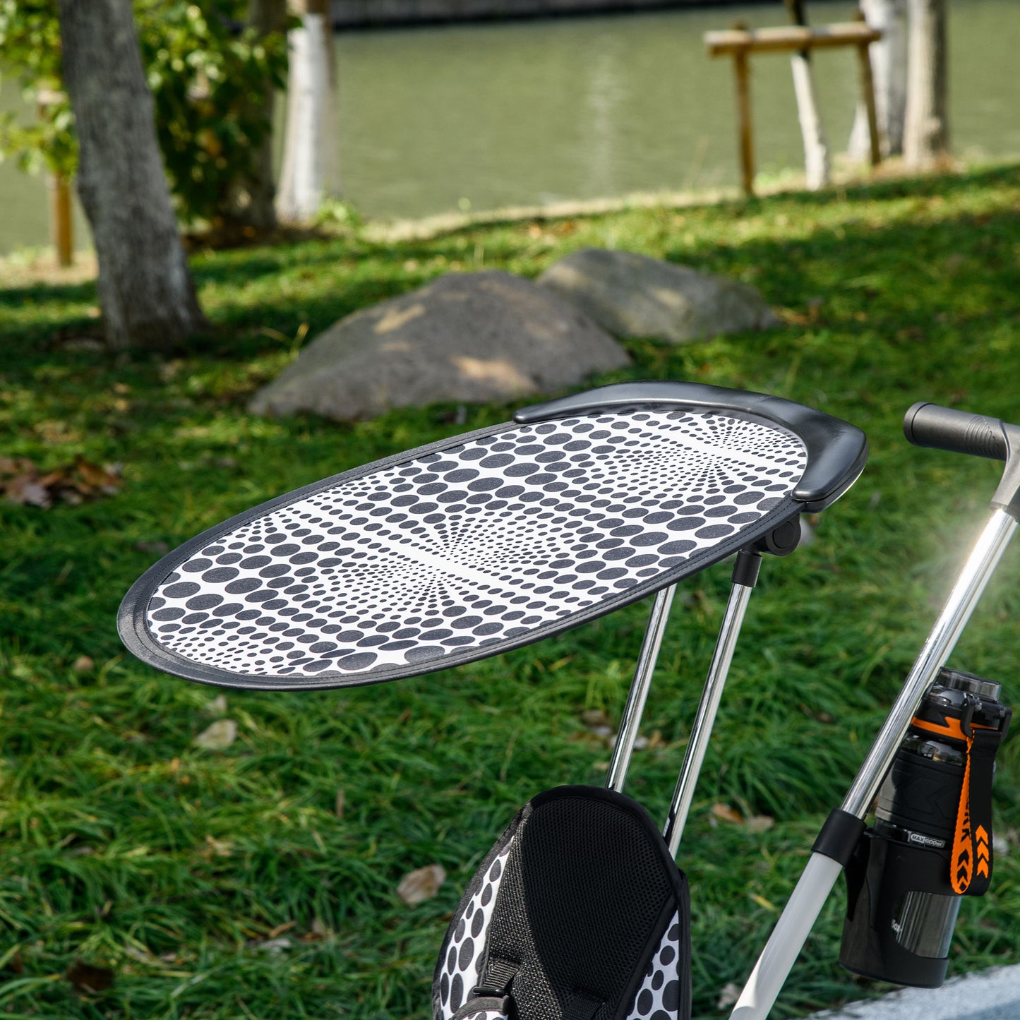 HOMCOM 6-in-1 Kinderdreirad mit Schiebestange, Dach, Gurt, Ablagekorb, für 1-5 Jahre, Weiß