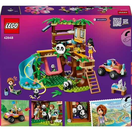 LEGO Friends 42648 Panda Sanctuary - Building Set for Girls Ages 7