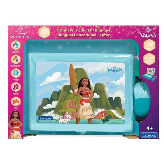 Vaiana bilingual educational computer with 124 activities (EN/FR)