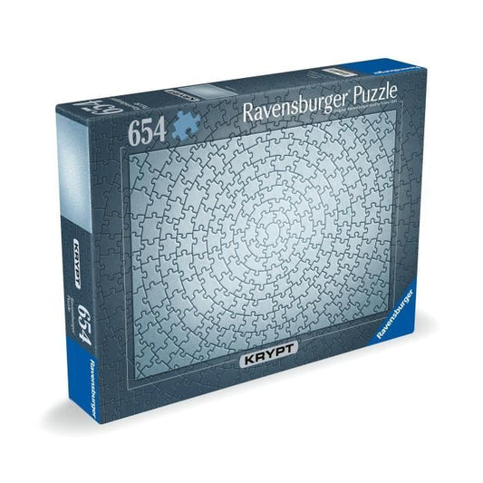 Puzzle 654 pieces Krypt Silver, Adults & children from 14 years old, Monochrome challenge, 12000071, Ravensburger