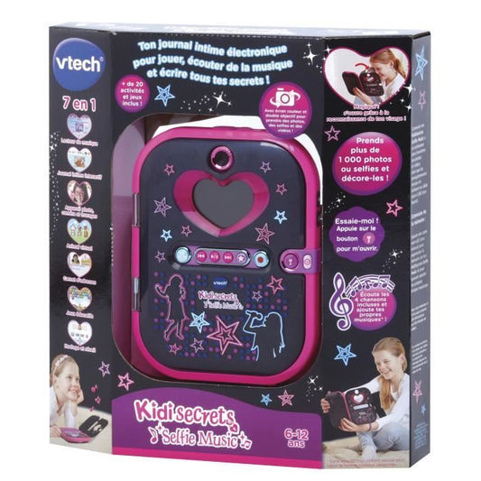 VTECH - Kidisecrets Selfie Music Black - Musical Electronic Agenda