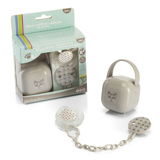 Biberon heater + 230ml glass bottle + bottle bottle + Dosseuse box of milk + bib + box lollipop box