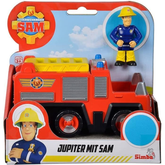 Mini vehicle Fireman Sam - SILVERTORN - Jupiter truck - Articulated figurine included - From 3 years old