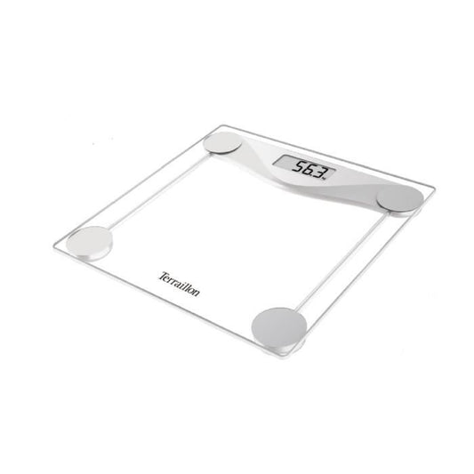 Terraillon Tx5000 Electronic Bathroom Scale - Glass - 180 Kg Max - 100G Graduation - LCD Screen