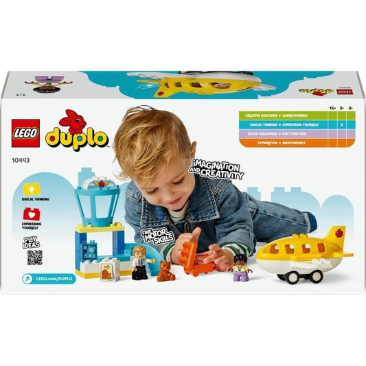 LEGO DUPLO My Town 10443 First Time at the Airport - Construction Toy for Ages 2 and Up