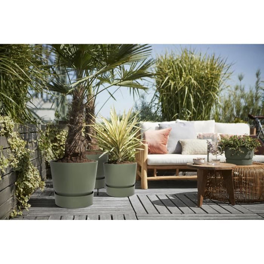 ELHO Greenville 47 round flowerpot - Outside - Ø 47 x H 44.1 cm - Leaf green