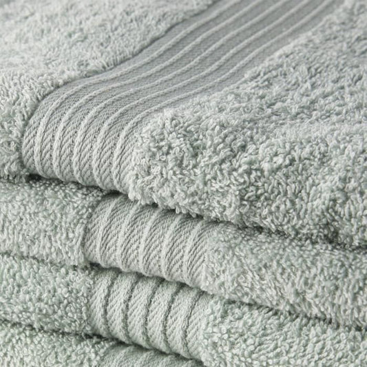 TODAY Essential - Set of 5 bath sheets 70x130 cm 100% Cotton, Celadon color