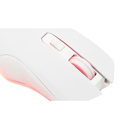 Wireless Gaming Mouse - THE G-LAB - KULT HELIUM - RGB - 6400 DPI - 6 Buttons - White