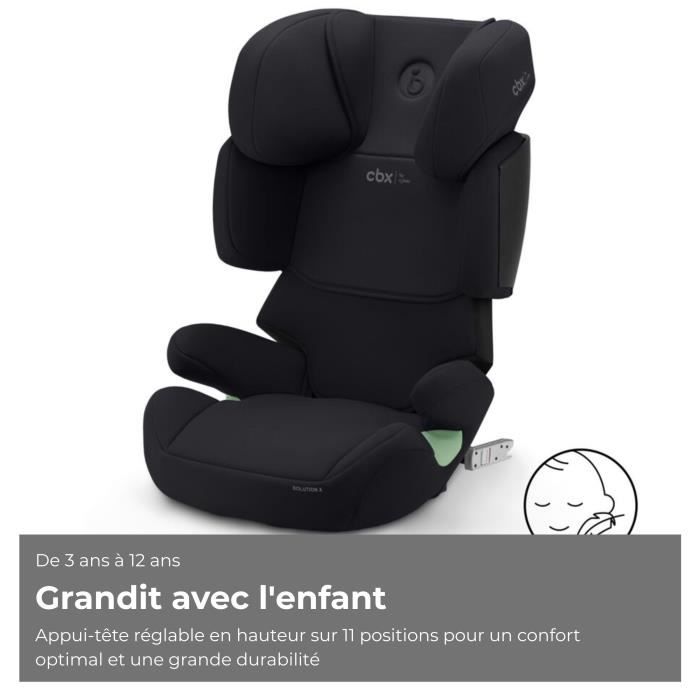 CYBEX Solution X i-Fix car seat - From 3 to 12 years - Pure Black