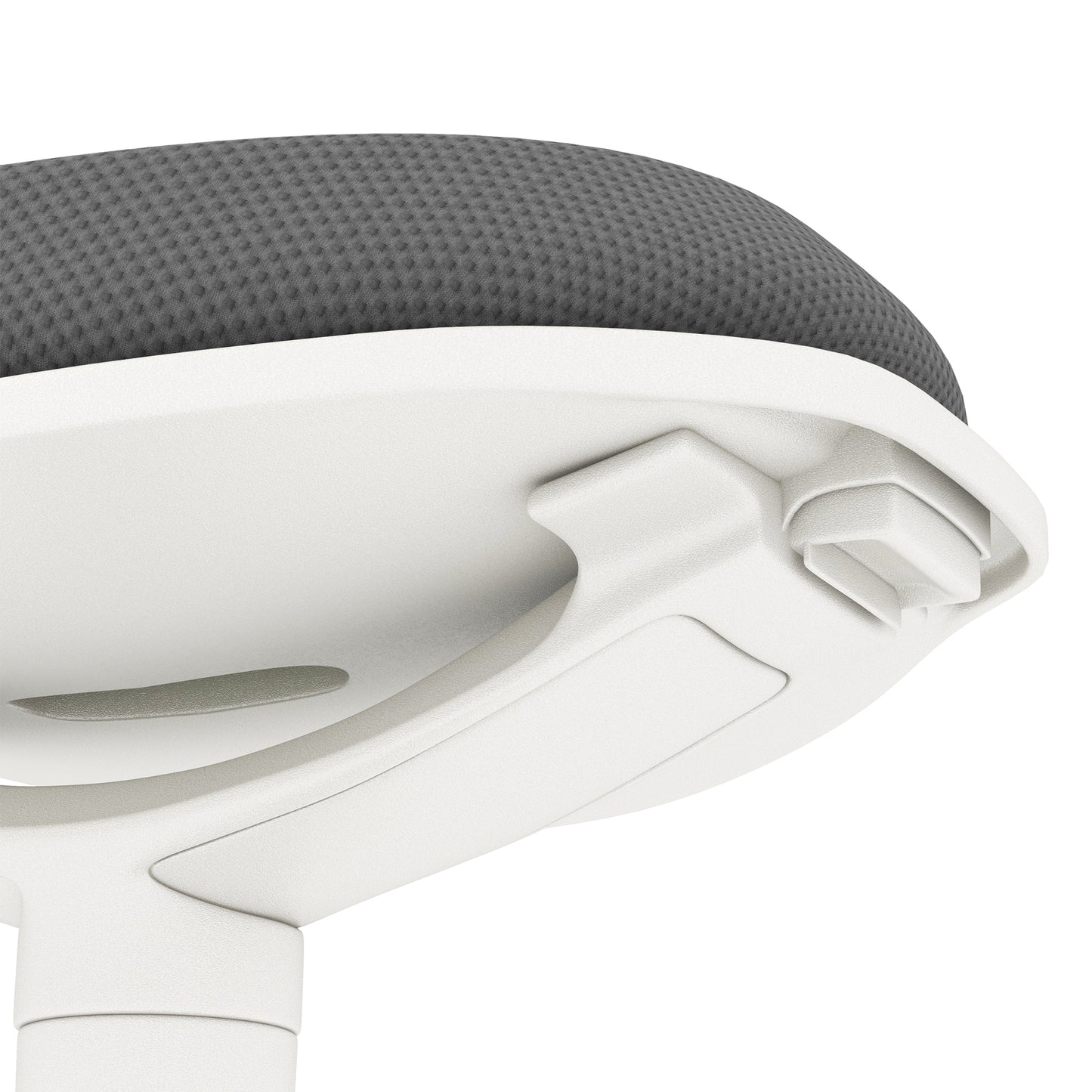 HOMCOM Bürohocker, ergonomischer Stehhocker, höhenverstellbar, bis 120 kg, 42,5 x 35,5 x 56,5-71,5 cm, Grau