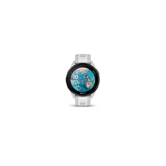 GPS smartwatch - GARMIN - Forerunner 165 - 1.2 - White with White and Light Grey strap