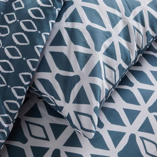 Bedding set - TODAY Crazy - Graphic print - 2 people - 220 x 240 cm - Blue