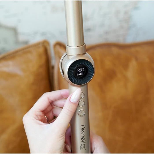 Curling iron - SAINT ALGUE - 20038 - Demeliss Curl Power - 180° folding - 10 temperatures - Automatic shutdown