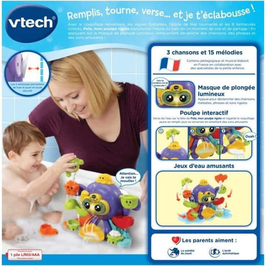 VTECH BABY - Bath Toy - Polo, My Funny Octopus