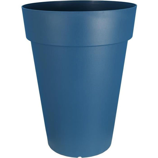 RIVIERA SOLEILLA flower box - Plastic - Height 66 cm - Blue